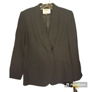 NWT Kasper double breasted black blazer